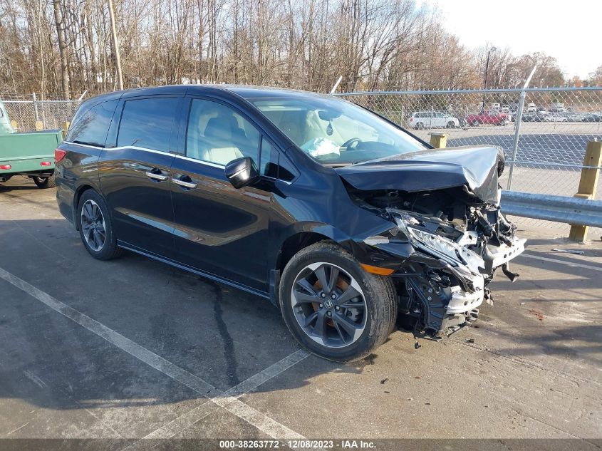 2022 Honda Odyssey Elite VIN: 5FNRL6H93NB066586 Lot: 38263772