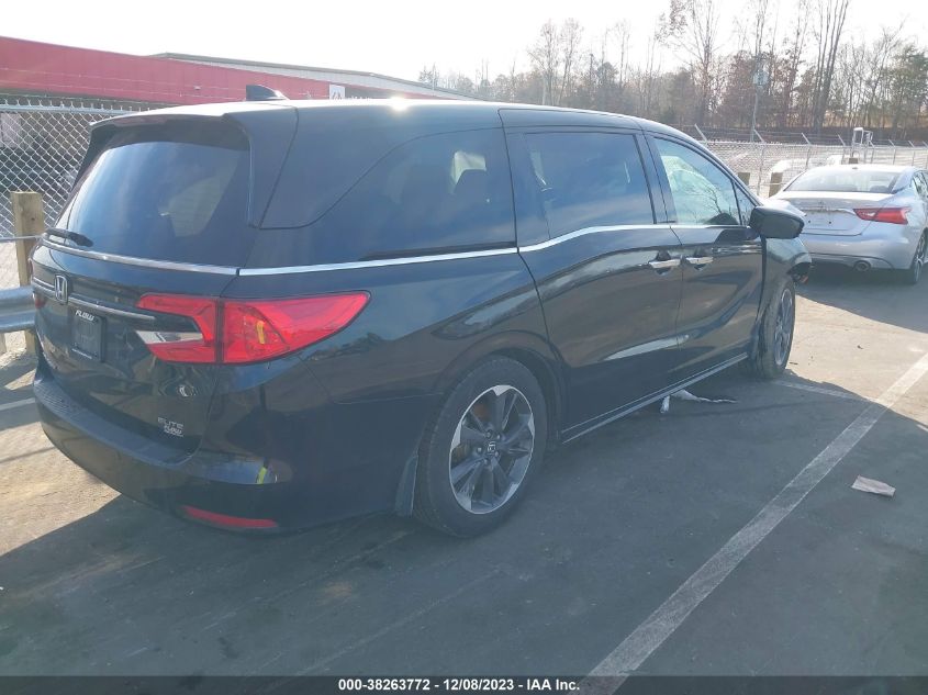 2022 Honda Odyssey Elite VIN: 5FNRL6H93NB066586 Lot: 38263772