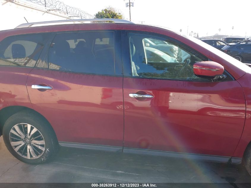 2017 Nissan Pathfinder Sv VIN: 5N1DR2MN3HC652934 Lot: 38263912