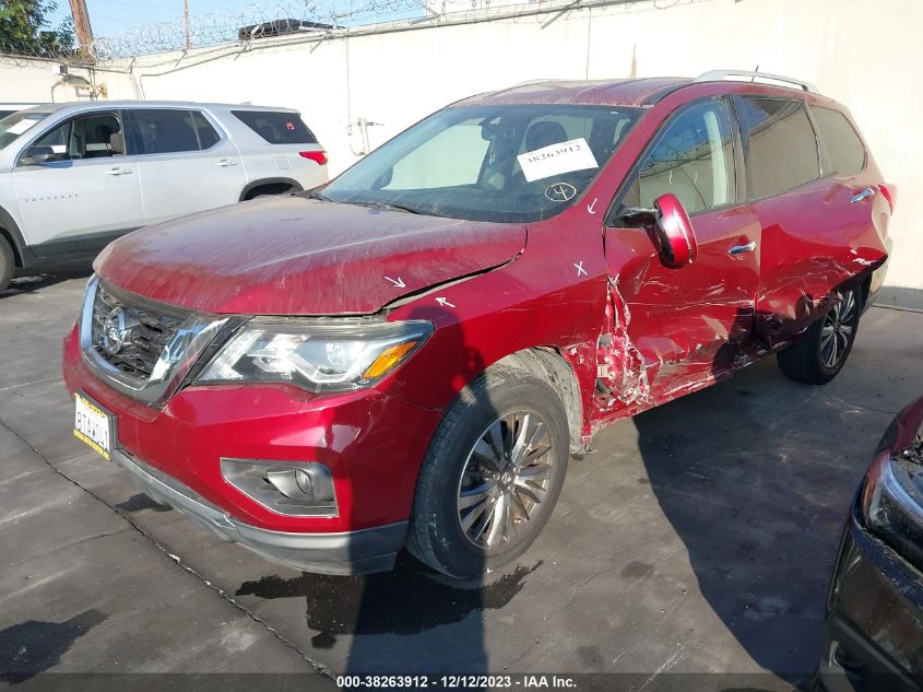 2017 Nissan Pathfinder Sv VIN: 5N1DR2MN3HC652934 Lot: 38263912