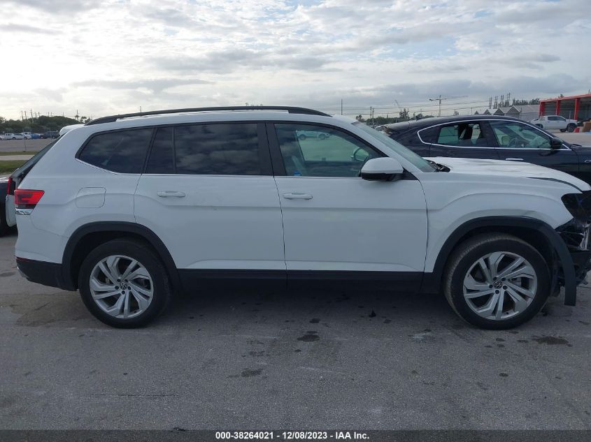 2022 Volkswagen Atlas 3.6L V6 Se W/Technology VIN: 1V2JR2CA9NC508840 Lot: 38264021