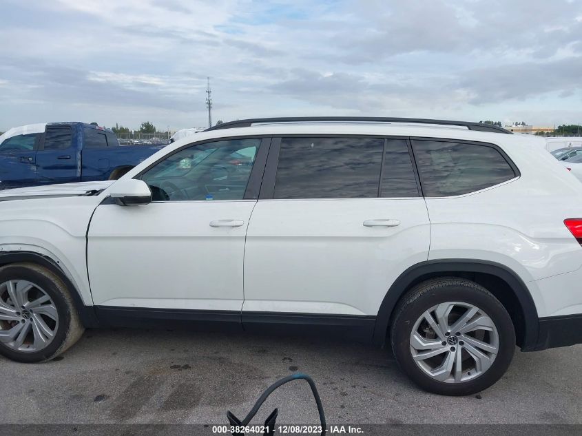 2022 Volkswagen Atlas 3.6L V6 Se W/Technology VIN: 1V2JR2CA9NC508840 Lot: 38264021