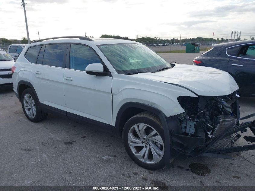 2022 Volkswagen Atlas 3.6L V6 Se W/Technology VIN: 1V2JR2CA9NC508840 Lot: 38264021