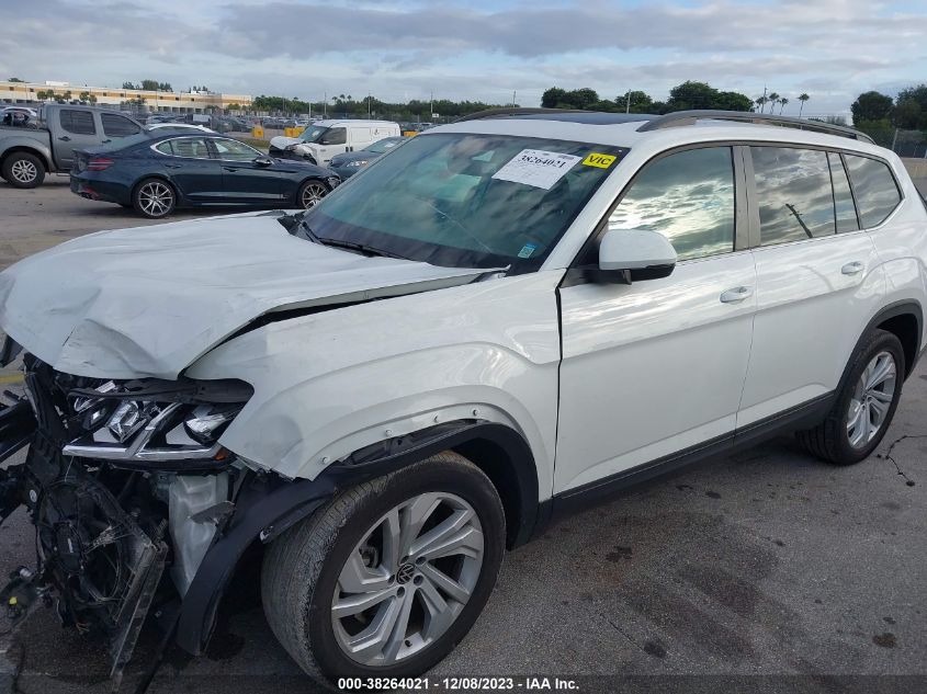 2022 Volkswagen Atlas 3.6L V6 Se W/Technology VIN: 1V2JR2CA9NC508840 Lot: 38264021