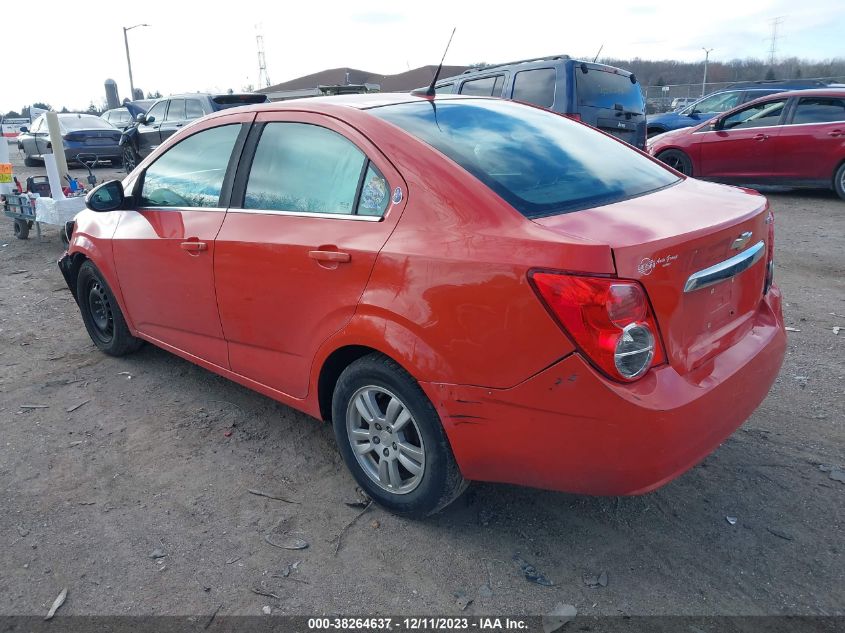 2013 Chevrolet Sonic Lt Auto VIN: 1G1JC5SH8D4142759 Lot: 38264637