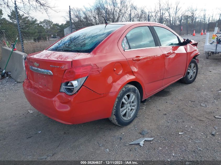 2013 Chevrolet Sonic Lt Auto VIN: 1G1JC5SH8D4142759 Lot: 38264637