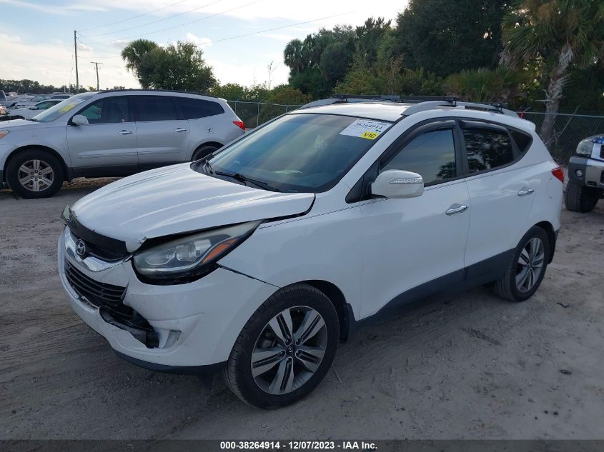 2015 Hyundai Tucson Limited VIN: KM8JU3AG3FU106378 Lot: 38264914