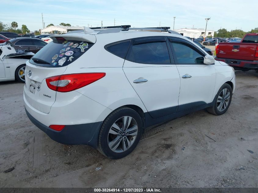 2015 Hyundai Tucson Limited VIN: KM8JU3AG3FU106378 Lot: 38264914