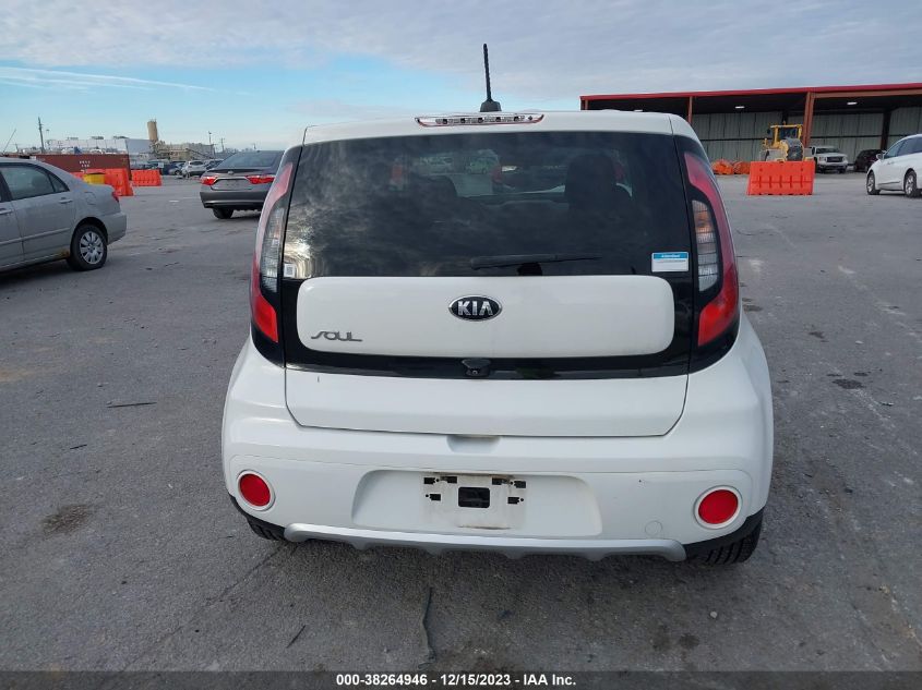 2018 Kia Soul + VIN: KNDJP3A5XJ7541903 Lot: 38264946