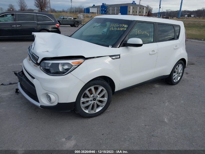 2018 Kia Soul + VIN: KNDJP3A5XJ7541903 Lot: 38264946