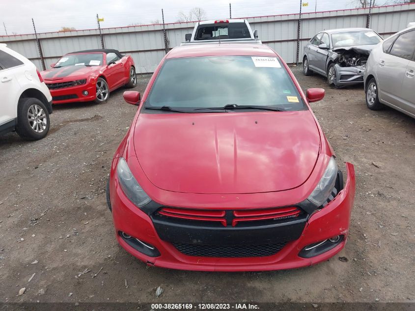 2013 Dodge Dart Sxt/Rallye VIN: 1C3CDFBA1DD219305 Lot: 38265169