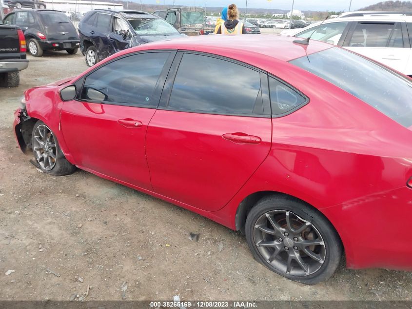 2013 Dodge Dart Sxt/Rallye VIN: 1C3CDFBA1DD219305 Lot: 38265169