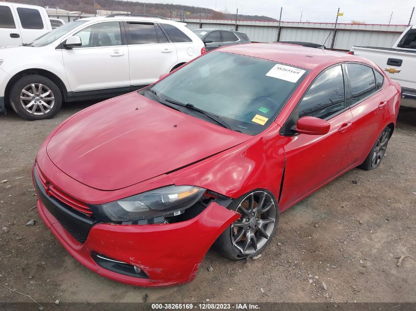 2013 Dodge Dart Sxt/Rallye VIN: 1C3CDFBA1DD219305 Lot: 38265169