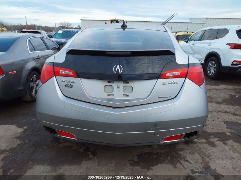 2010 Acura Zdx VIN: 2HNYB1H62AH500132 Lot: 38265269