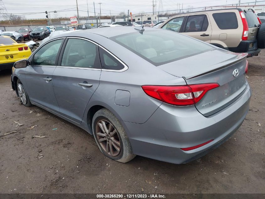 2015 Hyundai Sonata Se VIN: 5NPE24AF9FH253856 Lot: 38265290