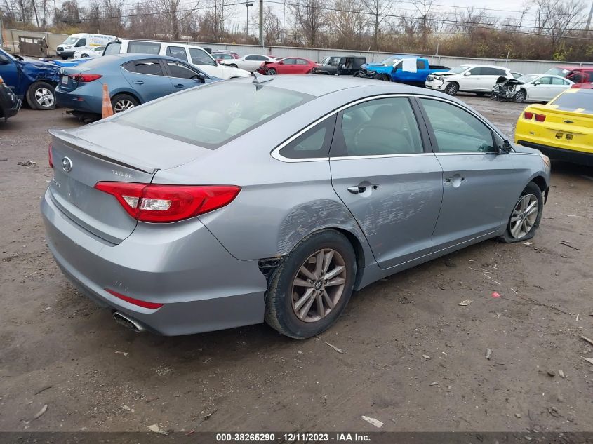 2015 Hyundai Sonata Se VIN: 5NPE24AF9FH253856 Lot: 38265290