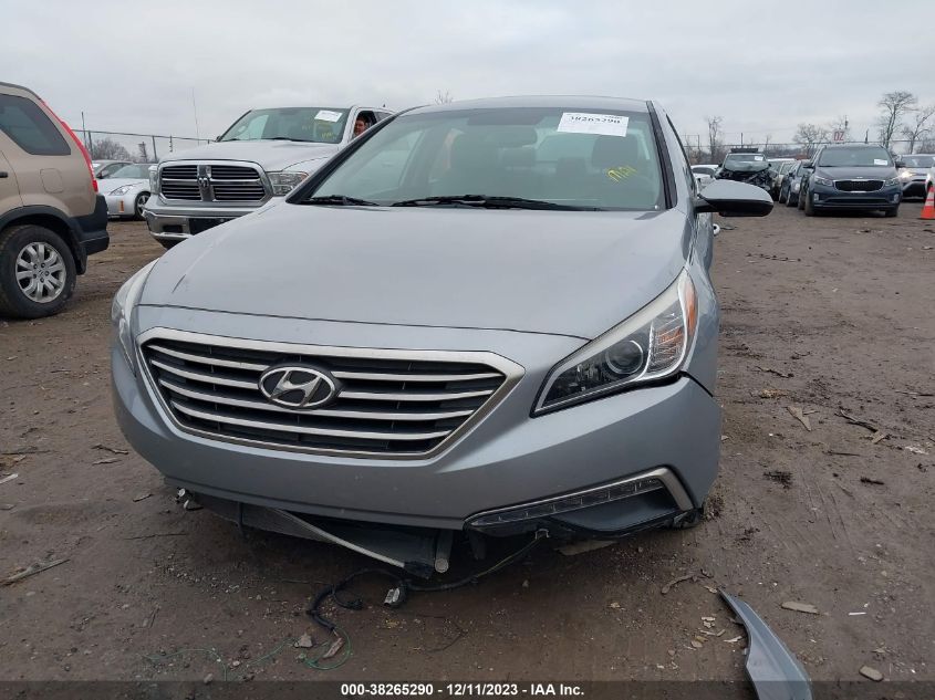 2015 Hyundai Sonata Se VIN: 5NPE24AF9FH253856 Lot: 38265290