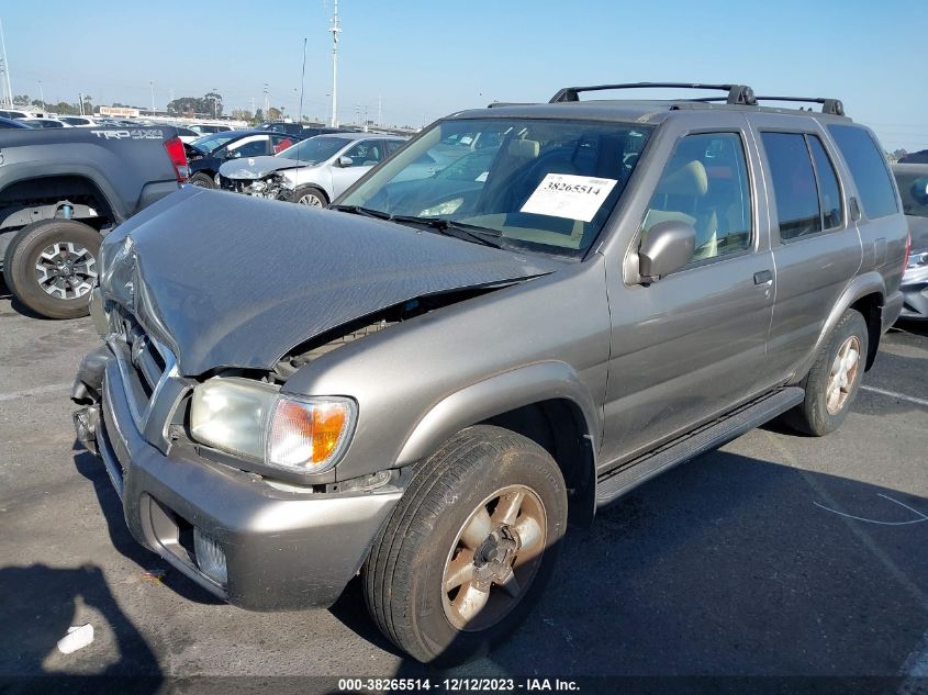 2001 Nissan Pathfinder Le VIN: JN8DR07Y31W516472 Lot: 38265514