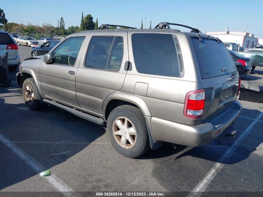 2001 Nissan Pathfinder Le VIN: JN8DR07Y31W516472 Lot: 38265514