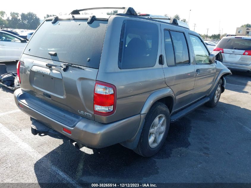 2001 Nissan Pathfinder Le VIN: JN8DR07Y31W516472 Lot: 38265514