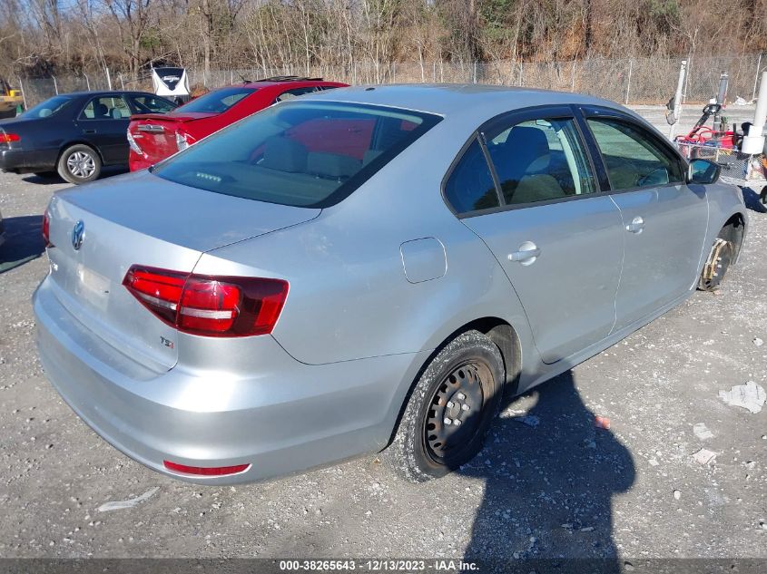 2016 Volkswagen Jetta 1.4T S VIN: 3VW267AJ7GM330634 Lot: 38265643