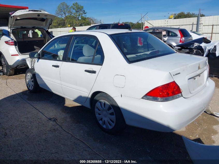 2006 Mitsubishi Lancer Es/Se VIN: JA3AJ26E96U067275 Lot: 38265655