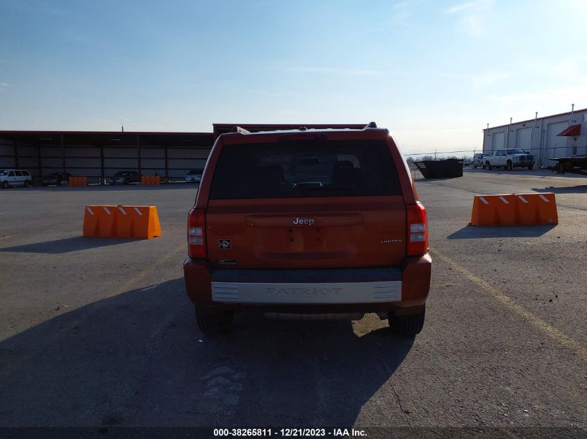 2008 Jeep Patriot Limited VIN: 1J8FT48W08D521606 Lot: 38265811