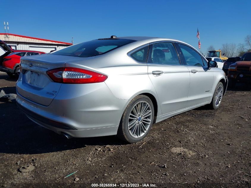 2013 Ford Fusion Hybrid Se VIN: 3FA6P0LUXDR369299 Lot: 38265934