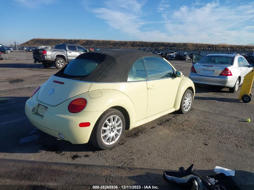 2004 Volkswagen New Beetle Gls VIN: 3VWCM31YX4M315394 Lot: 38265936