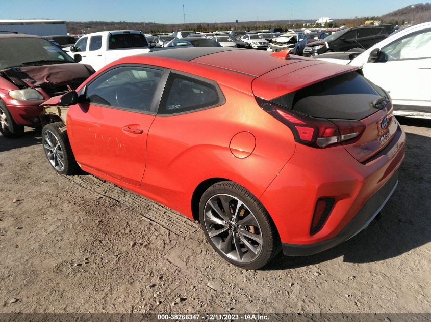 2020 Hyundai Veloster 2.0 Premium VIN: KMHTG6AF5LU024379 Lot: 38266347