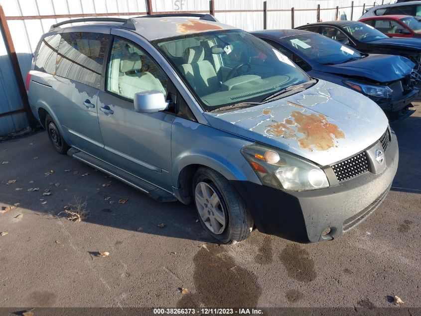 2004 Nissan Quest 3.5 Sl VIN: 5N1BV28U34N308183 Lot: 38266373