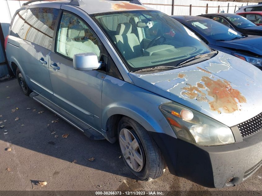 2004 Nissan Quest 3.5 Sl VIN: 5N1BV28U34N308183 Lot: 38266373