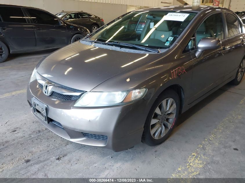 2010 Honda Civic Ex-L VIN: 19XFA1F95AE007036 Lot: 38266474