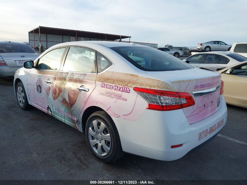 2015 Nissan Sentra Fe+ S/S/Sl/Sr/Sv VIN: 3N1AB7AP7FY244569 Lot: 38266661