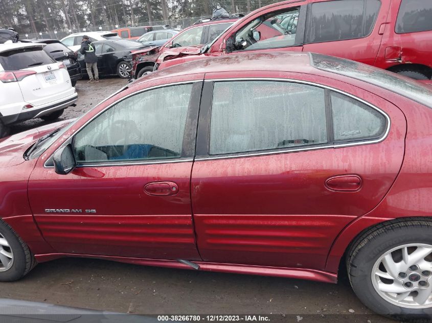 2001 Pontiac Grand Am Se1 VIN: 1G2NF52E21M516711 Lot: 38266780