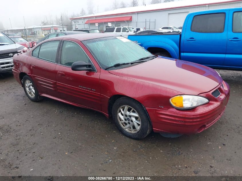 2001 Pontiac Grand Am Se1 VIN: 1G2NF52E21M516711 Lot: 38266780