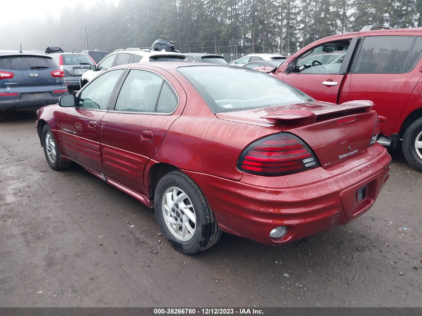2001 Pontiac Grand Am Se1 VIN: 1G2NF52E21M516711 Lot: 38266780