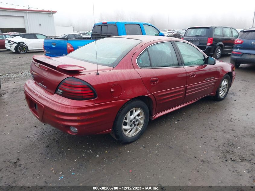 2001 Pontiac Grand Am Se1 VIN: 1G2NF52E21M516711 Lot: 38266780
