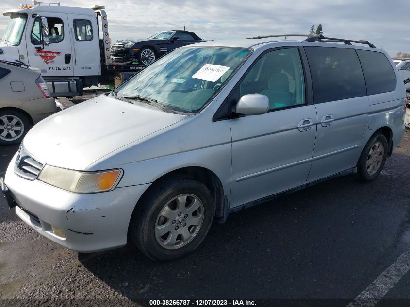 2002 Honda Odyssey Ex-L W/Leather VIN: 2HKRL189X2H569841 Lot: 38266787