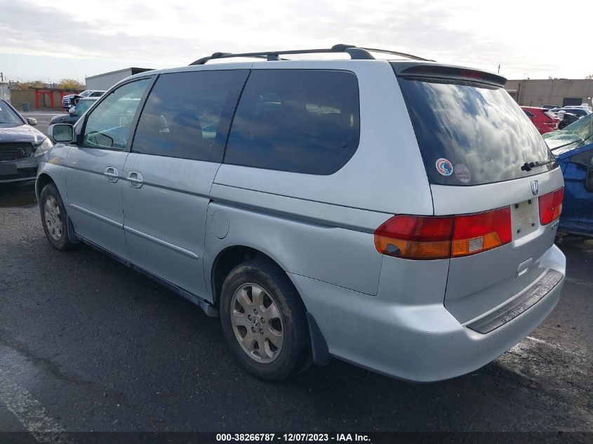 2002 Honda Odyssey Ex-L W/Leather VIN: 2HKRL189X2H569841 Lot: 38266787