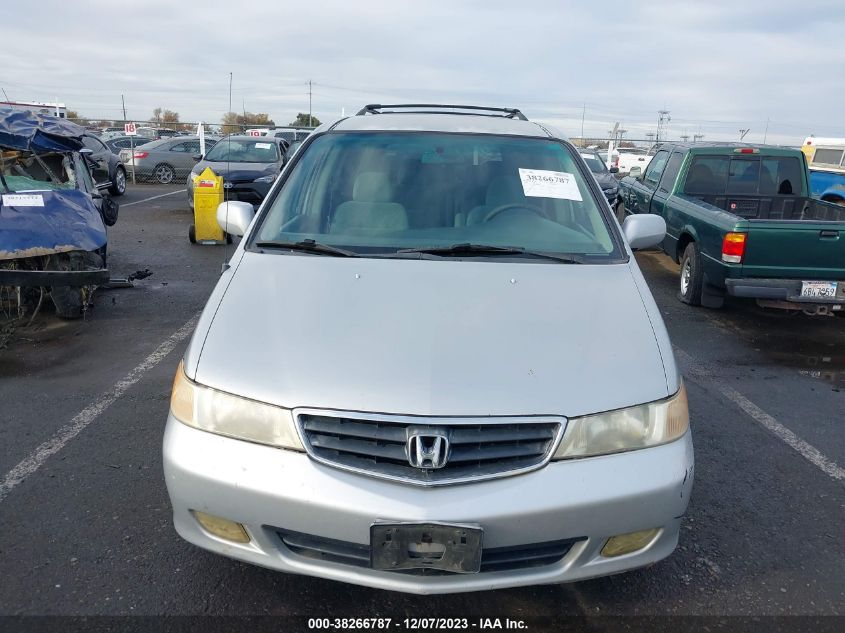 2002 Honda Odyssey Ex-L W/Leather VIN: 2HKRL189X2H569841 Lot: 38266787