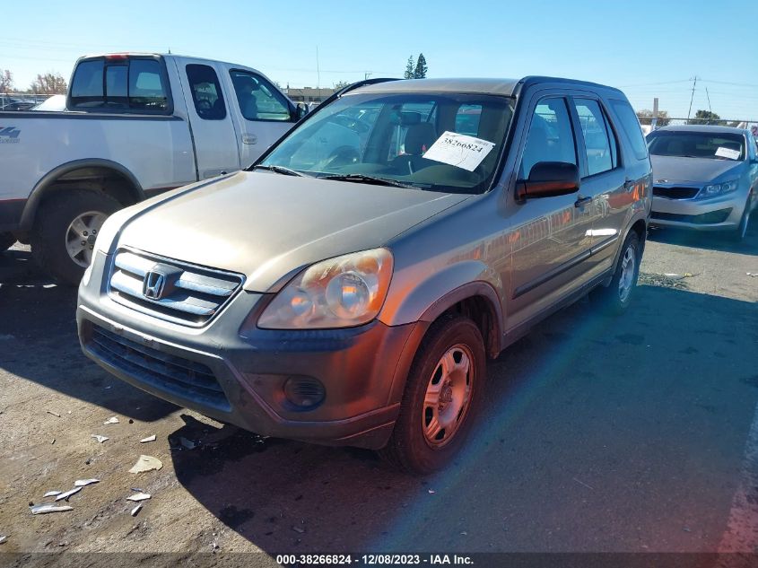 2005 Honda Cr-V Lx VIN: JHLRD68505C014794 Lot: 38266824