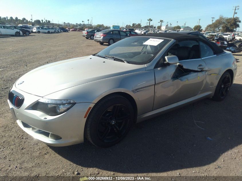 2008 BMW 650I VIN: WBAEB53568CX61725 Lot: 38266932