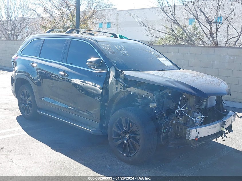 2019 TOYOTA HIGHLANDER SE VIN: 5TDKZRFH8KS573597