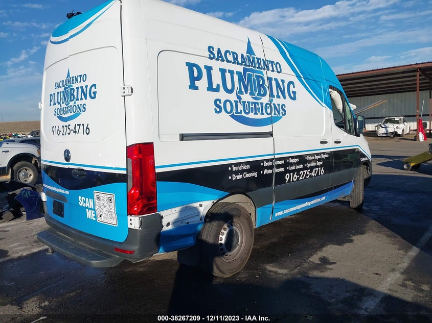 2022 Mercedes-Benz Sprinter 2500 Standard Roof V6 VIN: W1Y4EBHY6NT119181 Lot: 38267209
