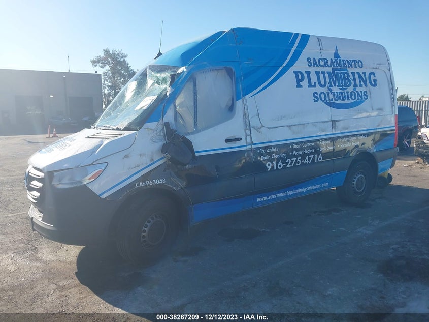 2022 Mercedes-Benz Sprinter 2500 Standard Roof V6 VIN: W1Y4EBHY6NT119181 Lot: 38267209