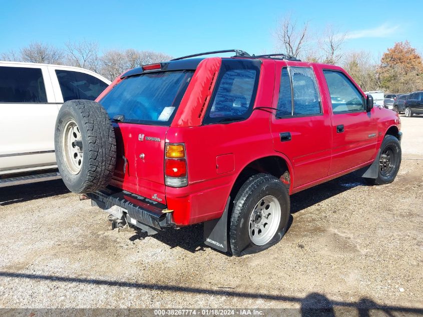 1995 Honda Passport Ex/Lx VIN: 4S6CK58VXS4421243 Lot: 38267774