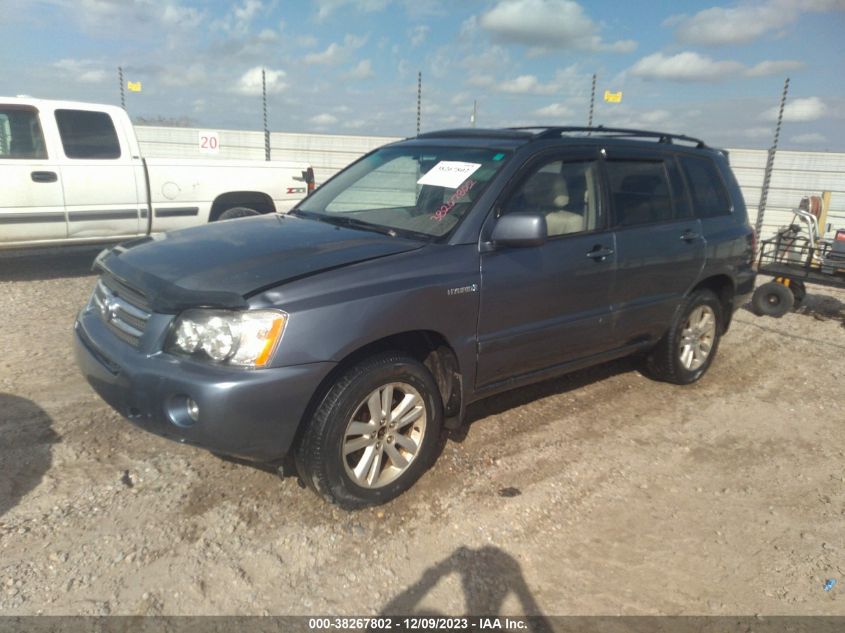 JTEDW21A760013786 2006 Toyota Highlander Hybrid V6