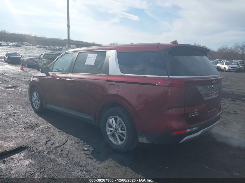 2024 Kia Carnival Mpv Lx Seat Package VIN: KNDNB4H36R6314297 Lot: 38267900