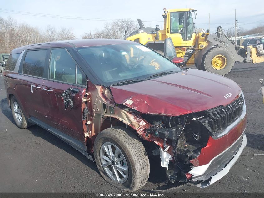 2024 Kia Carnival Mpv Lx Seat Package VIN: KNDNB4H36R6314297 Lot: 38267900
